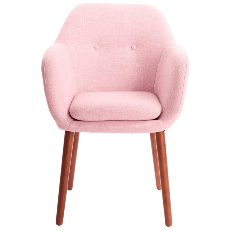 Elle Decor Roux Arm Chair in French Blush