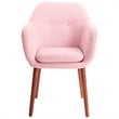 Elle Decor Roux Arm Chair in French Blush