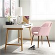 Elle Decor Roux Arm Chair in French Blush