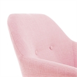 Elle Decor Roux Arm Chair in French Blush