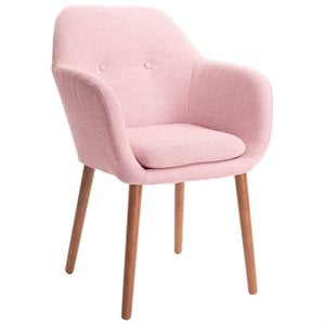 Elle Decor Roux Arm Chair in French Blush