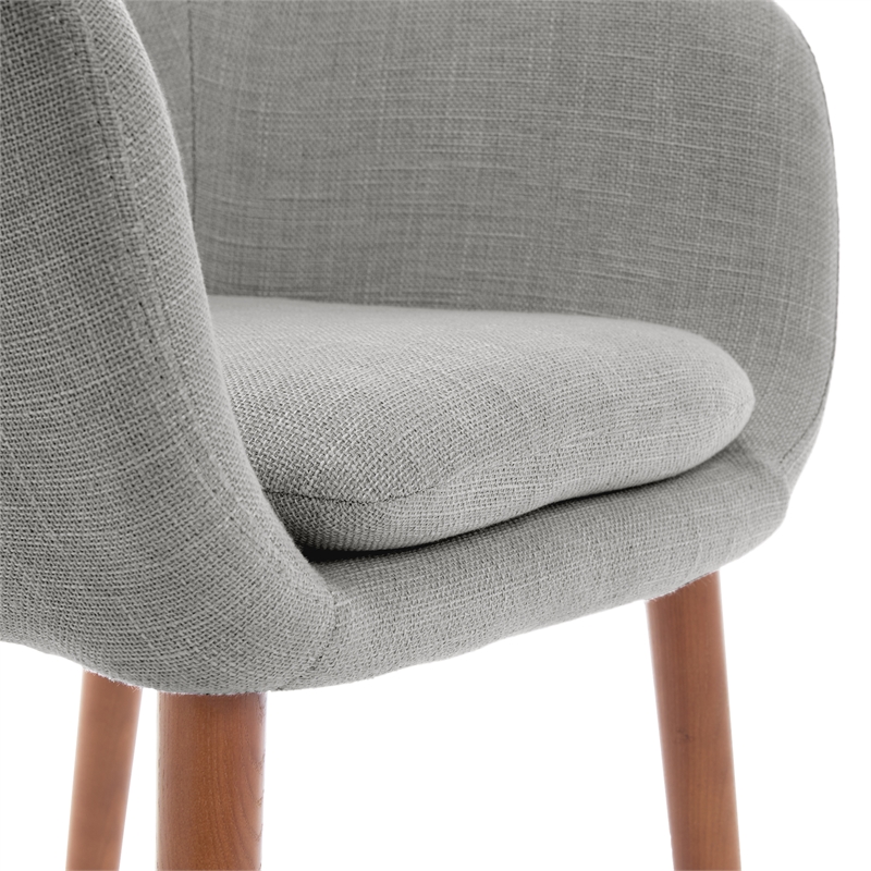 Elle Decor Roux Arm Chair in French Gray
