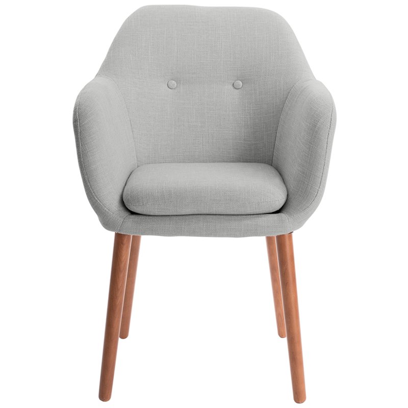 Elle Decor Roux Arm Chair in French Gray