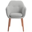 Elle Decor Roux Arm Chair in French Gray