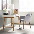 Elle Decor Roux Arm Chair in French Gray