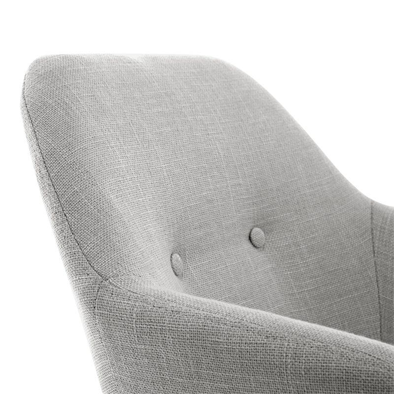 Elle Decor Roux Arm Chair in French Gray