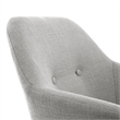 Elle Decor Roux Arm Chair in French Gray