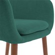 Elle Decor Roux Arm Chair in French Turquoise