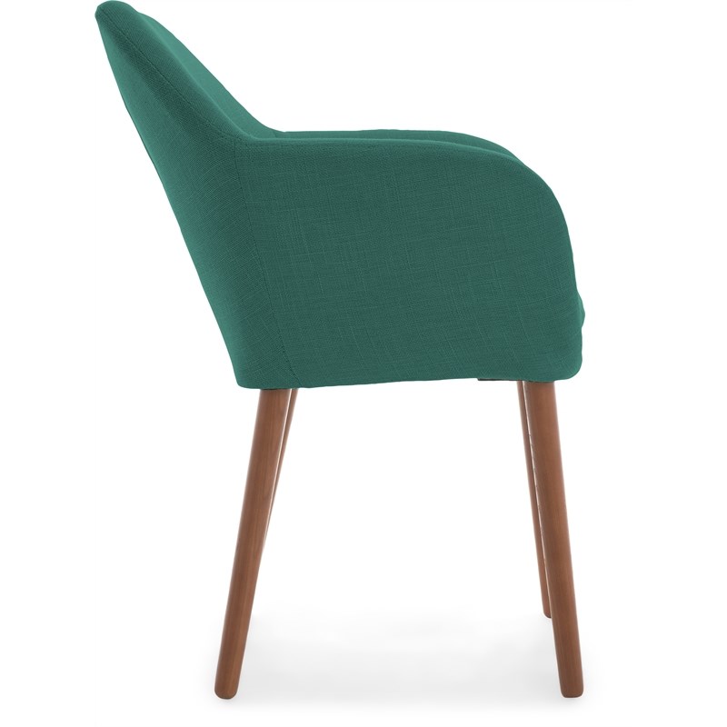 Elle Decor Roux Arm Chair in French Turquoise