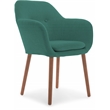 Elle Decor Roux Arm Chair in French Turquoise