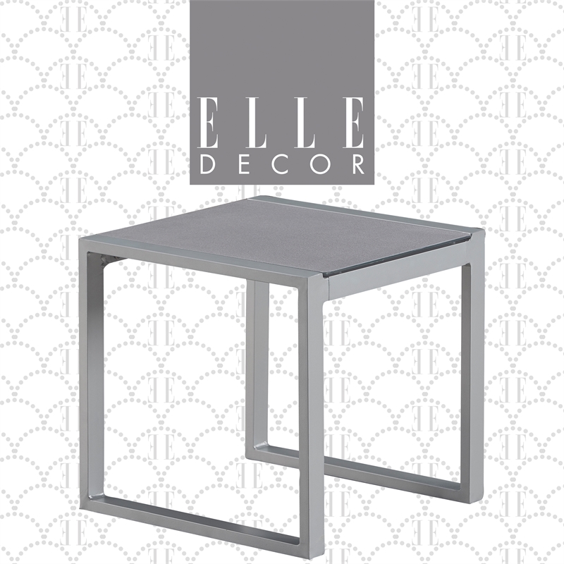 Elle Decor Tropez Outdoor Side Table Grey