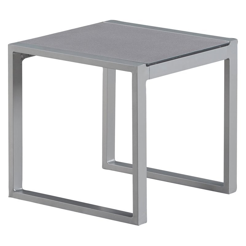 Elle Decor Tropez Outdoor Side Table Grey