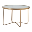 Elle Decor Mirabelle Outdoor Coffee Table in French Gold