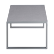 Elle Decor Tropez Outdoor Coffee Table in French Gray Mesh