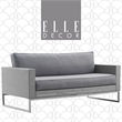 Elle Decor Tropez Sofa French Gray Mesh