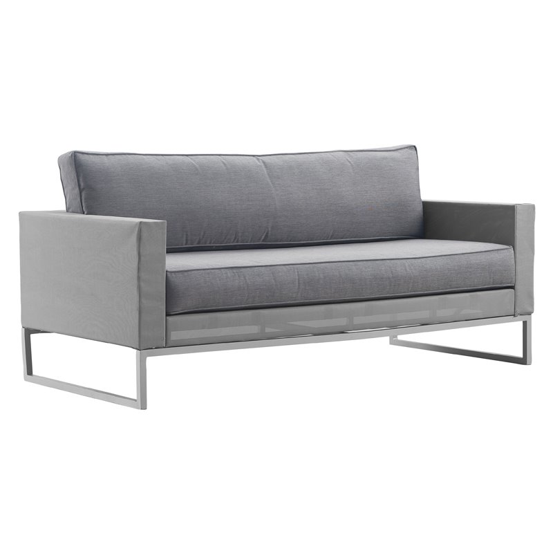 Elle Decor Tropez Sofa French Gray Mesh