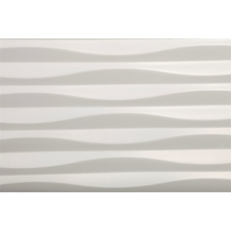 Elle Decor Aurie Media Console in French White