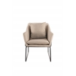 Elle Decor Odile Accent Chair in French Cream