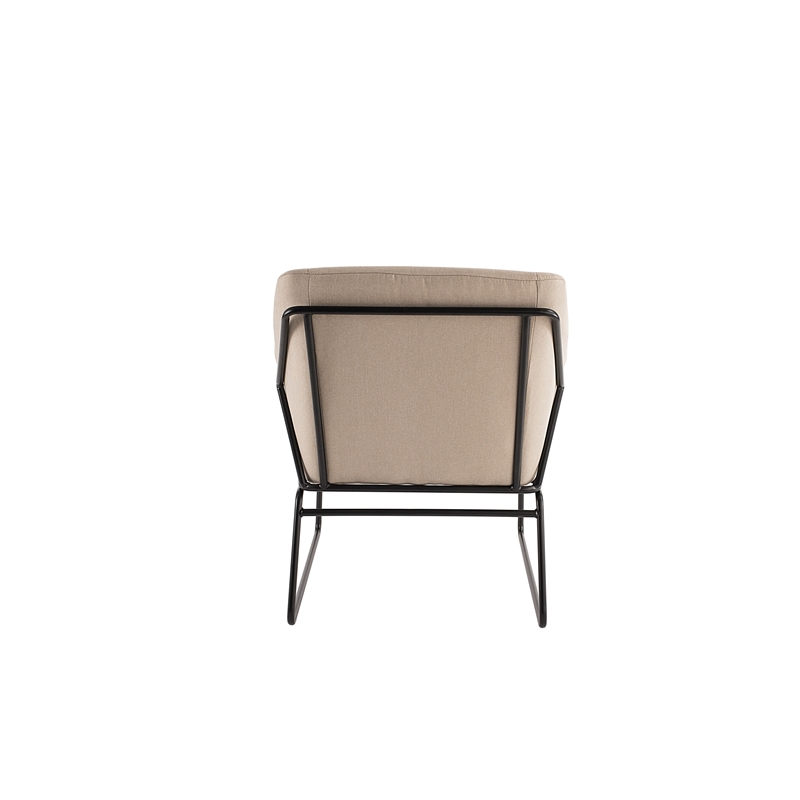 Elle Decor Odile Accent Chair in French Cream
