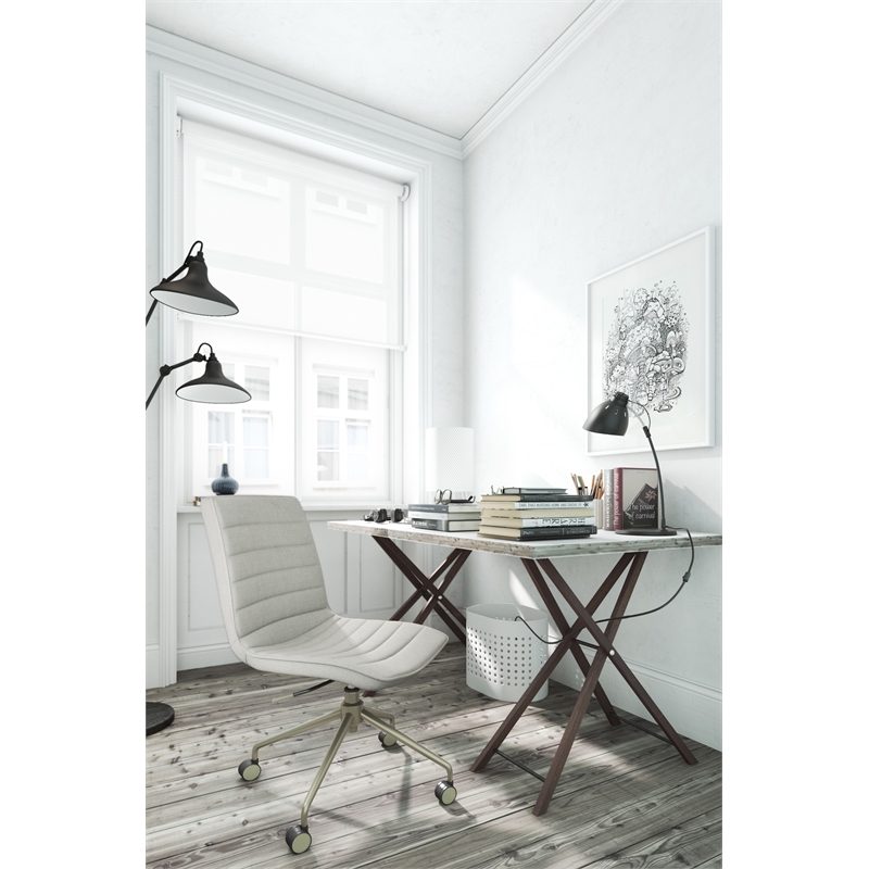 Elle Decor Adelaide Task Chair In White For Sale Online Ebay
