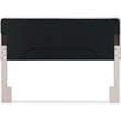 Elle Decor Amery King Tufted Upholstered Headboard in French Mauve