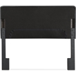 Elle Decor Amery Queen Tufted Upholstered Headboard in Charcoal Gray