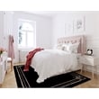 Elle Decor Amery Queen Tufted Upholstered Headboard in French Mauve