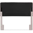 Elle Decor Amery Queen Tufted Upholstered Headboard in French Mauve