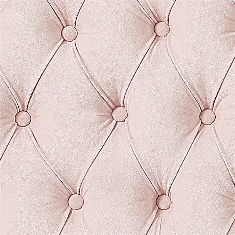 Elle Decor Celeste King Size Headboard Blush Pink Velvet