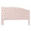 Elle Decor Celeste King Size Headboard Blush Pink Velvet