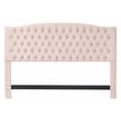 Elle Decor Celeste King Size Headboard Blush Pink Velvet