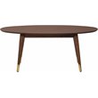 Elle Decor Clemintine Coffee Table in Walnut