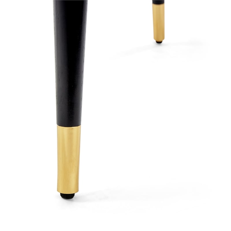 Elle Decor Clemintine Oval Coffee Table Marble Print