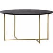 Elle Decor Ines Round Coffee Table Black