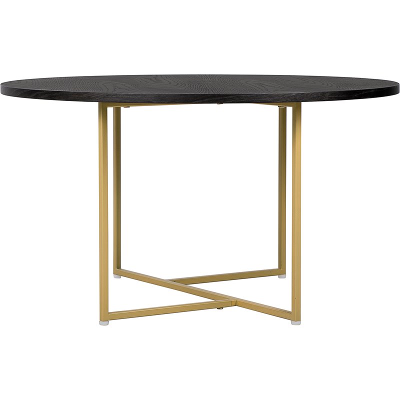 Elle Decor Ines Round Coffee Table Black
