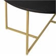Elle Decor Ines Round Coffee Table Black