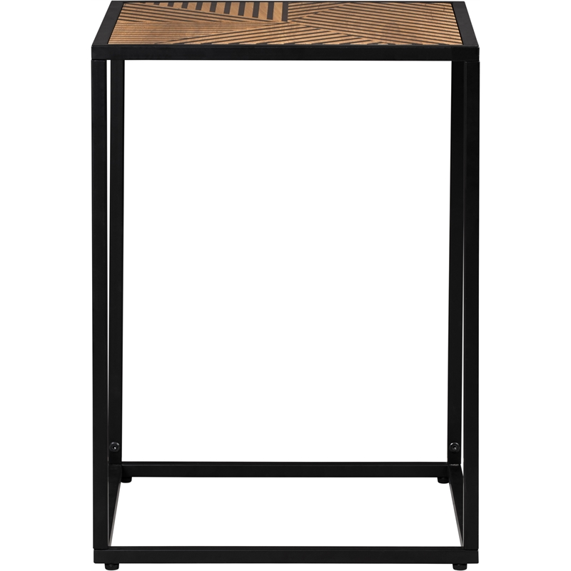 Elle Decor Julian Modern Side Table Black