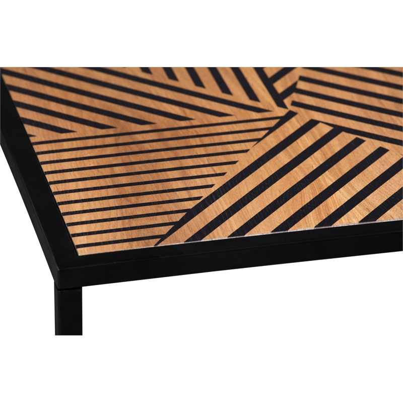 Elle Decor Julian Modern Side Table Black