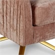 Elle Decor Jolie Swivel Lounge Chair Mauve Velvet