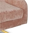 Elle Decor Jolie Swivel Lounge Chair Mauve Velvet