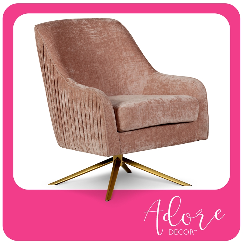 mauve lounge chair