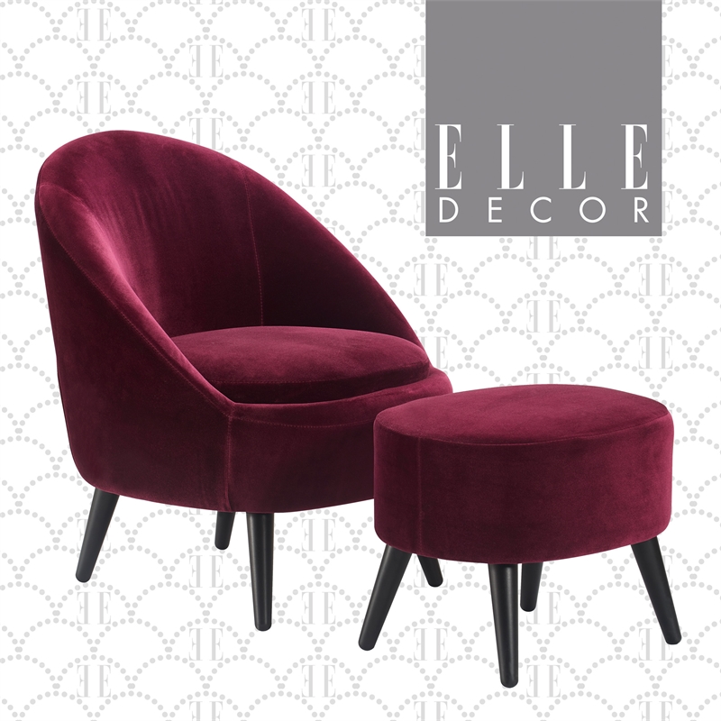 merlot accent chair