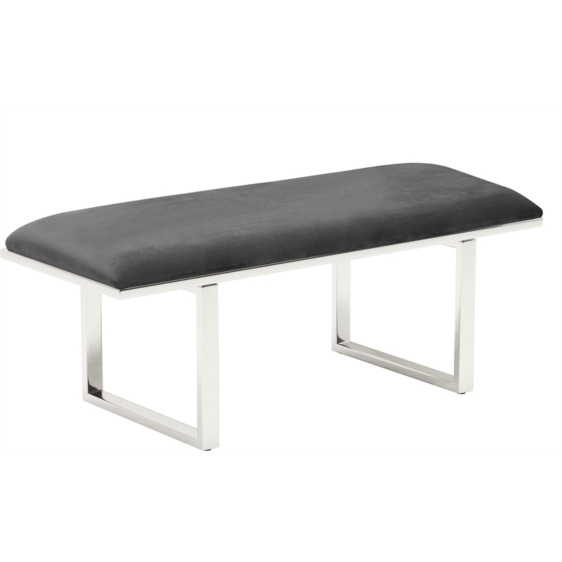 Elle Decor Remi Bench Dark Grey