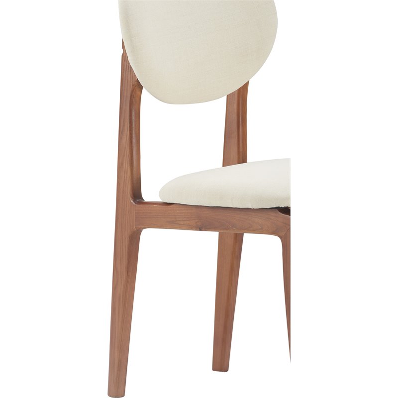Elle Decor Coralie Dining Chair Set of 2 Buttercream