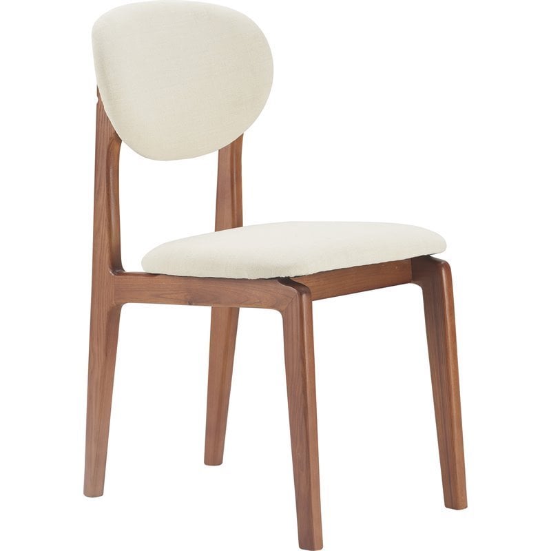 Elle Decor Coralie Dining Chair Set of 2 Buttercream