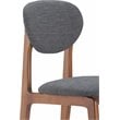 Elle Decor Coralie Dining Chair Set of 2 Charcoal