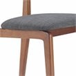 Elle Decor Coralie Dining Chair Set of 2 Charcoal