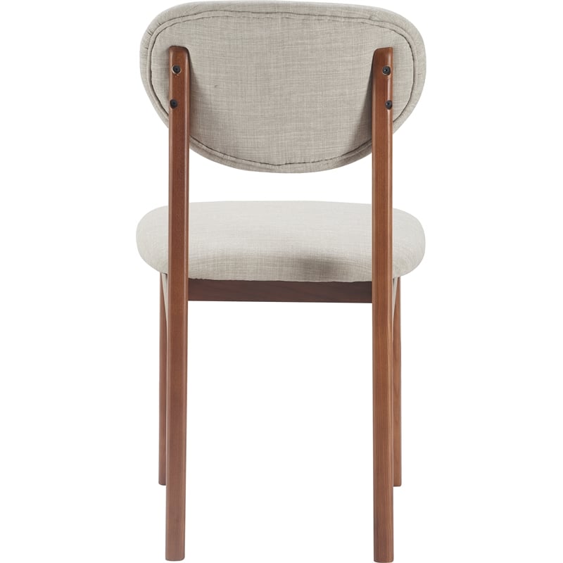 Elle Decor Coralie Dining Chair Set of 2 Light Gray