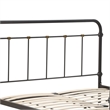 Elle Decor Renaud Parisian Metal Queen Bed Frame in Black