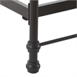 Elle Decor Renaud Parisian Metal Queen Bed Frame in Black